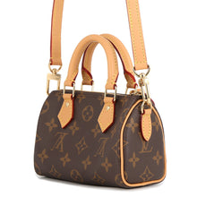 将图像加载到图库查看器中，LOUIS VUITTON Nano Speedy BrownM81085 Monogram Size Nano
