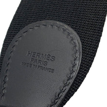 Load image into Gallery viewer, HERMES Horizon Records Black Toile Officier Swift Leather
