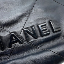 Load image into Gallery viewer, CHANEL CHANEL22 ChainShoulder Bag BlackAS3980 Shiny Calf Leather Size Mini
