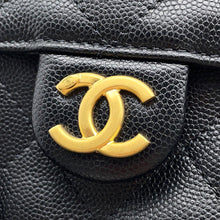 Load image into Gallery viewer, CHANEL CHANEL25 CHANEL25 ChainShoulder Bag BlackAS5293 Caviar Leather Size Small
