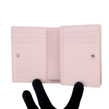 Load image into Gallery viewer, LOEWE Anagram Compact Wallet BlossomC821NCWX03 7795 Pebble Grain Calf Leather
