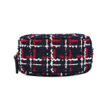 Load image into Gallery viewer, CHANEL CHANEL19 Round Chain Shoulder Bag Navy/Pink/WhiteAP0945 Tweed
