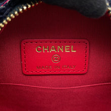 Load image into Gallery viewer, CHANEL CHANEL19 Round Chain Shoulder Bag Navy/Pink/WhiteAP0945 Tweed
