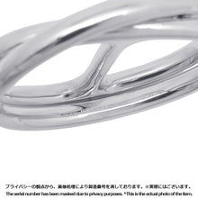 将图像加载到图库查看器中，HERMES Chaine d'Ancre Punk Double Ring Size 51/#11 SV925

