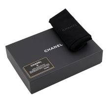 将图像加载到图库查看器中，CHANEL CC Logo Chain Wallet RedA48654 Caviar Leather
