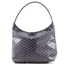 将图像加载到图库查看器中，GOYARD Boheme Hobo Bag Navy BlueBOHEMEPMLTY12CL12P PVC Leather Size PM
