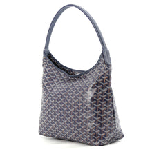 将图像加载到图库查看器中，GOYARD Boheme Hobo Bag Navy BlueBOHEMEPMLTY12CL12P PVC Leather Size PM

