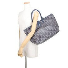 Load image into Gallery viewer, GOYARD Saint Louis Navy BlueSTLCROPMLTY12CL12P PVC Leather Size PM

