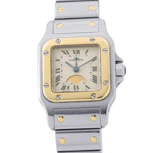 Load image into Gallery viewer, CARTIER Santos Garbe Moonphase SM H34mm×W24mm Stainless Steel K18YG Ivory DialW20008C4
