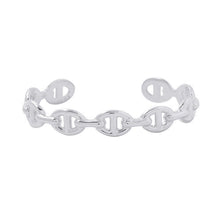 将图像加载到图库查看器中，HERMES Chaine d'Ancre Bangle Size SH SV925

