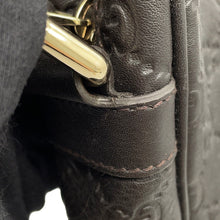 将图像加载到图库查看器中，GUCCI Guccissima Shoulder Bag Dark Brown201448 Leather

