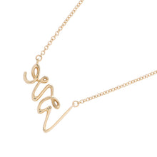 Load image into Gallery viewer, TIFFANY&amp;Co. Paloma Picasso Graffiti Love Pendant67688058 18K Yellow Gold
