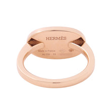 将图像加载到图库查看器中，HERMES Chaine d'Ancre Verso Ring Size 53/#13 K18PG WhiteCeramic
