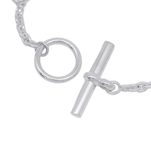 将图像加载到图库查看器中，HERMES Chaine d'Ancre Farandole Bracelet Size LGH104567B SV925
