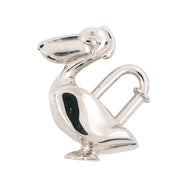 HERMES Cadena Pelican Silver Metal