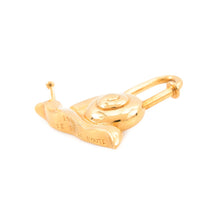 将图像加载到图库查看器中，HERMES Cadena snail Gold Metal
