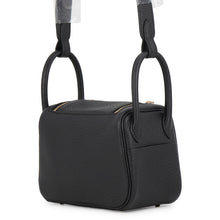 Load image into Gallery viewer, HERMES Lindy Black Taurillon Clemence Size Mini
