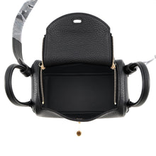 Load image into Gallery viewer, HERMES Lindy Black Taurillon Clemence Size Mini
