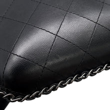 Load image into Gallery viewer, CHANEL Matelasse Shoulder Phone Pouch BlackA94471 Calf Leather
