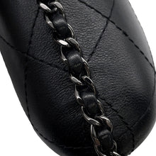 Load image into Gallery viewer, CHANEL Matelasse Shoulder Phone Pouch BlackA94471 Calf Leather
