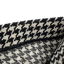 Load image into Gallery viewer, Dior Book Tote Houndstooth White/BlackM1286ZRPI_M081 Canvas Size Large
