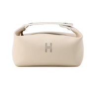 HERMES Brid a Black Natural Canvas Size PM