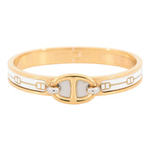 将图像加载到图库查看器中，HERMES Mini Clic Chaine d'Ancre Gold/White Gold Plated
