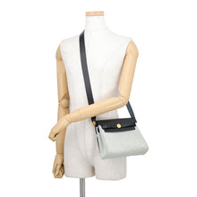 Load image into Gallery viewer, HERMES Herbag zip Black/Vert Moyen Toile H Vache Hunter Leather Size Mini
