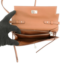 Load image into Gallery viewer, HERMES Kelly wallet long to go Gold Evercolor
