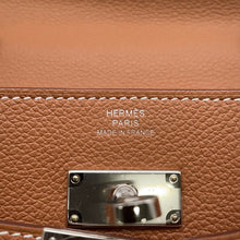 Load image into Gallery viewer, HERMES Kelly wallet long to go Gold Evercolor
