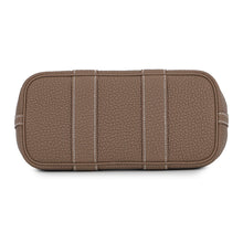 将图像加载到图库查看器中，HERMES Neo Garden Vanilla/Etoupe Toile Officier Negonda Leather Size 23

