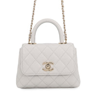 CHANEL Coco handle Light GrayAP4244-B05061-U1117 Caviar Leather Size Mini mini