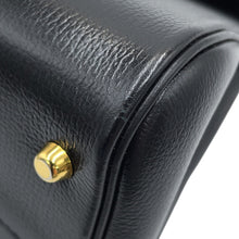 Load image into Gallery viewer, Delvaux Brillon BlackAA0569AAM099ZDO Box Calf LeatherLeather Size PM
