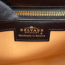 Load image into Gallery viewer, Delvaux Brillon BlackAA0569AAM099ZDO Box Calf LeatherLeather Size PM
