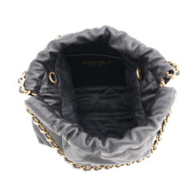 将图像加载到图库查看器中，CHANEL CHANEL22 ChainShoulder Bag BlackAS3980 Caviar Leather Size Mini
