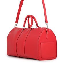将图像加载到图库查看器中，LOUIS VUITTON Keepall Bandouliere RedM53419 Epi Leather Supreme Size 45
