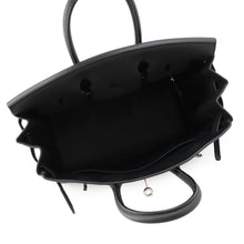 将图像加载到图库查看器中，HERMES Birkin Black Togo Leather Size 25
