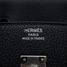 将图像加载到图库查看器中，HERMES Birkin Black Togo Leather Size 25
