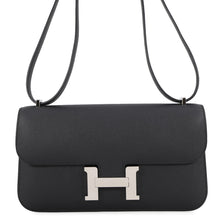 将图像加载到图库查看器中，HERMES Constance Elan Miroir Black Epsom
