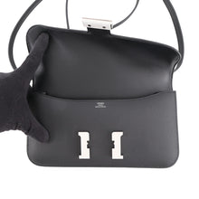 将图像加载到图库查看器中，HERMES Constance Elan Miroir Black Epsom
