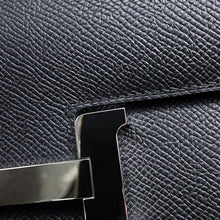 将图像加载到图库查看器中，HERMES Constance Elan Miroir Black Epsom
