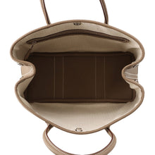 将图像加载到图库查看器中，HERMES Garden Party Etoupe Negonda Leather Size TPM
