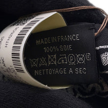 将图像加载到图库查看器中，HERMES Twilly Boucle et Maillon Black/WhiteH064367S 09 Silk100%
