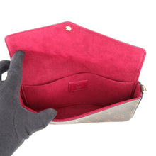 将图像加载到图库查看器中，LOUIS VUITTON Felicie Pochette FuchsiaM81896 Monogram
