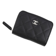 CHANEL Coin purse Matelasse CC Logo Classic Zip Coin Purse BlackAP0216 Caviar Leather