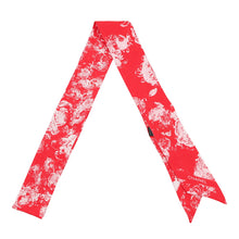 Load image into Gallery viewer, CHANEL Slim Bandeau Scarf Red/WhiteAAB856 Silk100%
