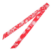 Load image into Gallery viewer, CHANEL Slim Bandeau Scarf Red/WhiteAAB856 Silk100%

