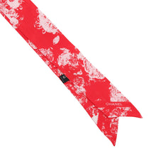 Load image into Gallery viewer, CHANEL Slim Bandeau Scarf Red/WhiteAAB856 Silk100%
