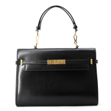 将图像加载到图库查看器中，SAINT LAURENT PARIS Manhattan Top Handle Bag Black747248 Box Calf Leather

