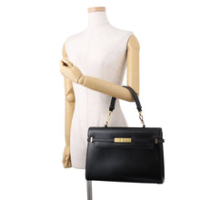将图像加载到图库查看器中，SAINT LAURENT PARIS Manhattan Top Handle Bag Black747248 Box Calf Leather
